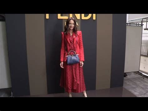 Katie Holmes, Georgina Rodriguez and more at Fendi Photocall 